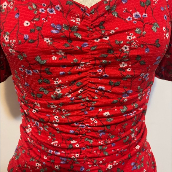 Reitmans Red Floral Blouse - XXS - Picture 2 of 11